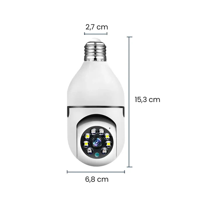 Câmera Giratória Wifi com Sensor de Movimento