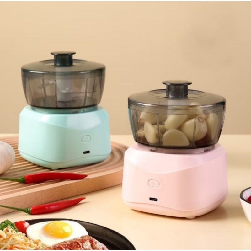 Mini Processador De Alimentos Elétrico 3 Lâminas + BRINDE