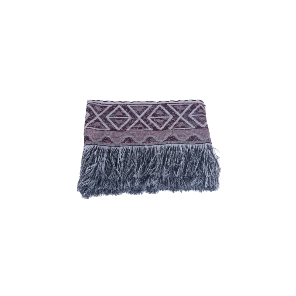 Manta Para Sofá Com Franja Luxor 1 Peça 2,10m x 1,35m 60% Algodão / 40% Poliéster Tecido Jacquard