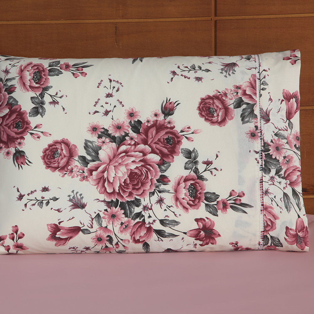 Par de Fronhas 70cm x 50cm 2 Peças Esmeralda 100% Algodão Percal 150 Fios