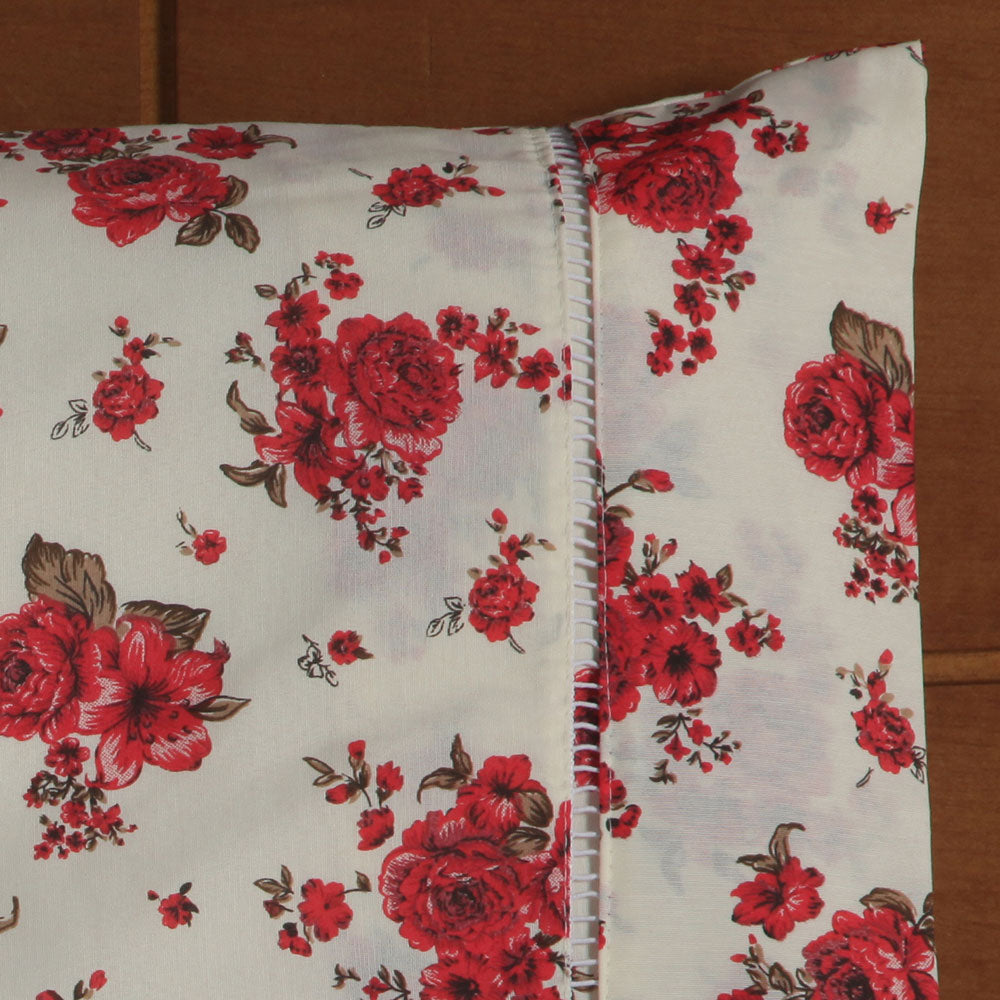 Par de Fronhas 70cm x 50cm 2 Peças Esmeralda 100% Algodão Percal 150 Fios