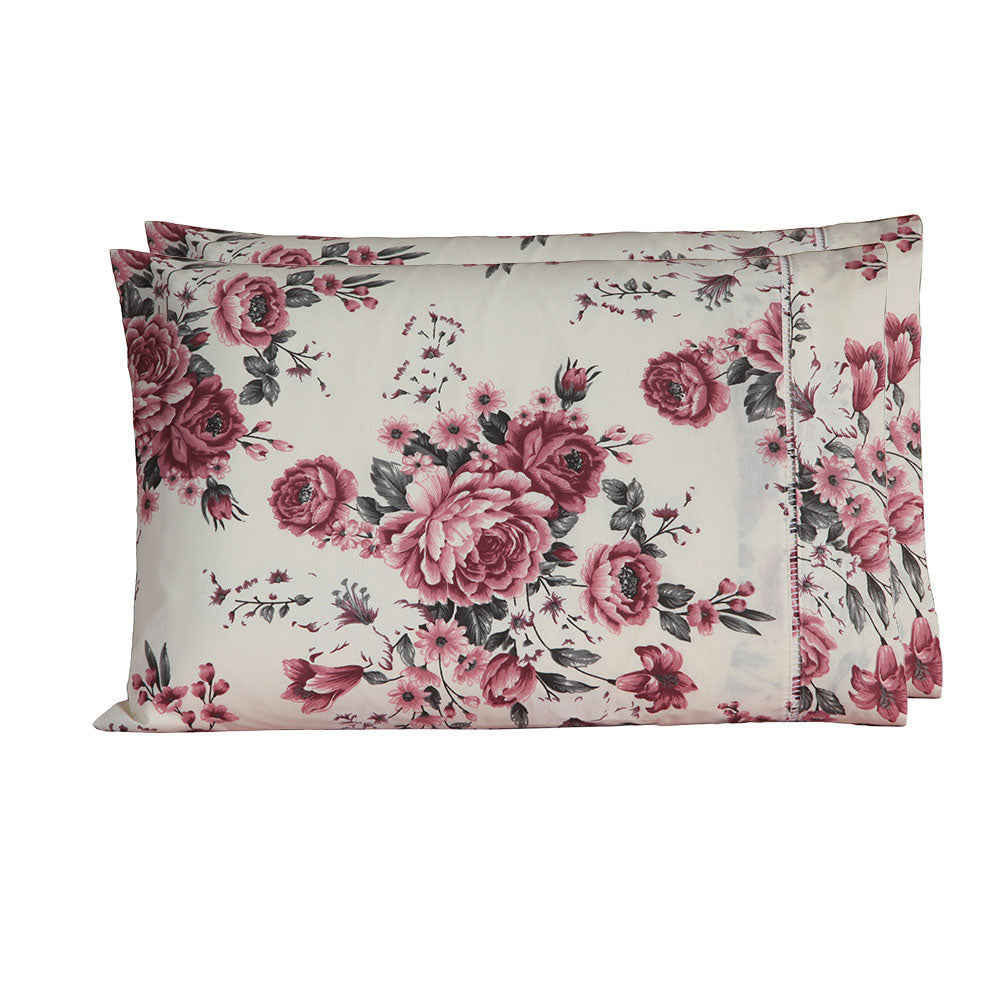 Par de Fronhas 70cm x 50cm 2 Peças Esmeralda 100% Algodão Percal 150 Fios