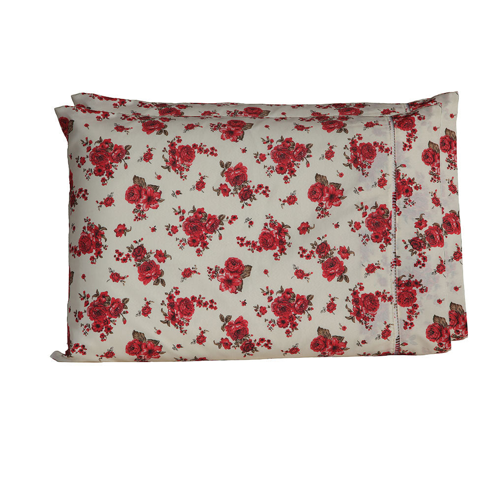 Par de Fronhas 70cm x 50cm 2 Peças Esmeralda 100% Algodão Percal 150 Fios