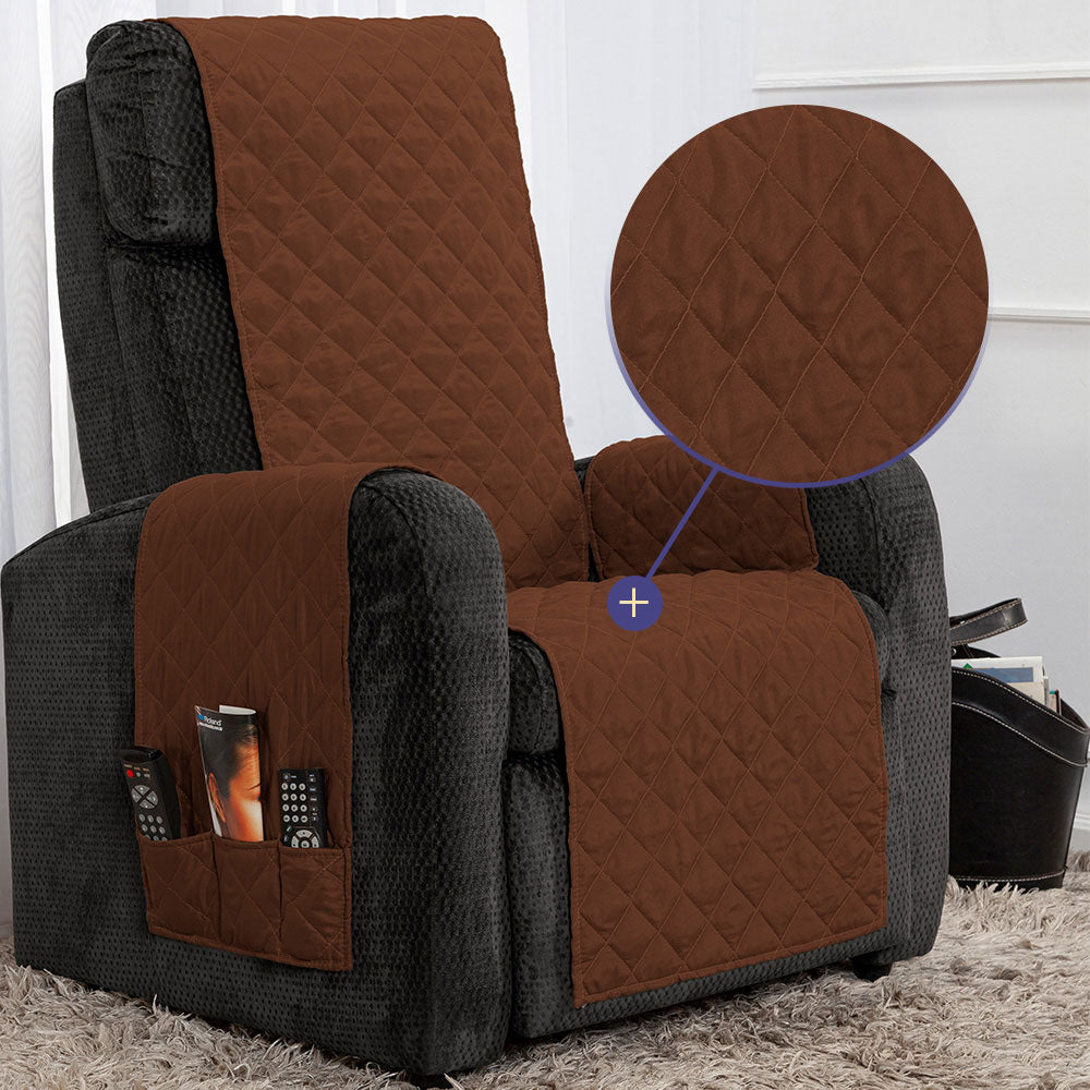 Protetor Para Poltrona Classic 1 Lugar Com Bolsos Face Única