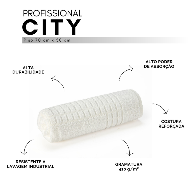 PISO DE CHÃO AVULSO 1 PEÇAS SOFT - Cor:Branco