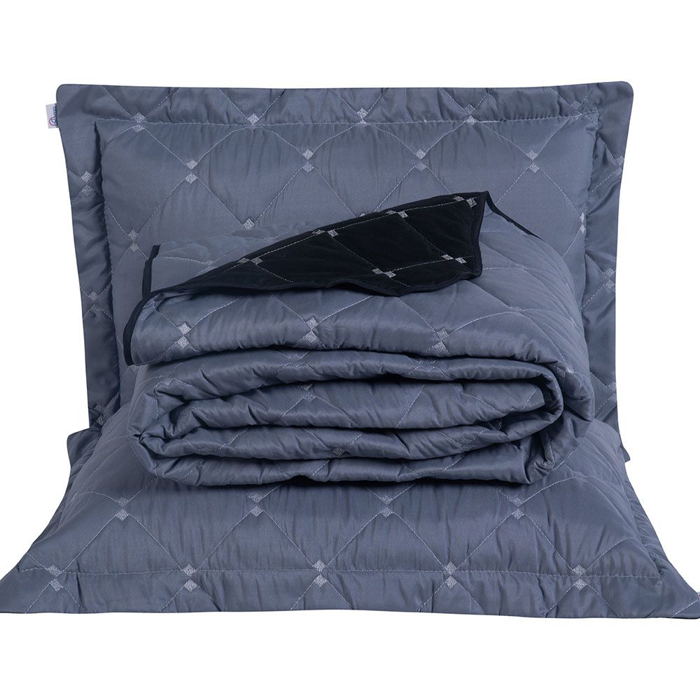 Kit Cobre Leito Dupla Face Casal King Bordado Renove Hipercal 400 Fios (3310)