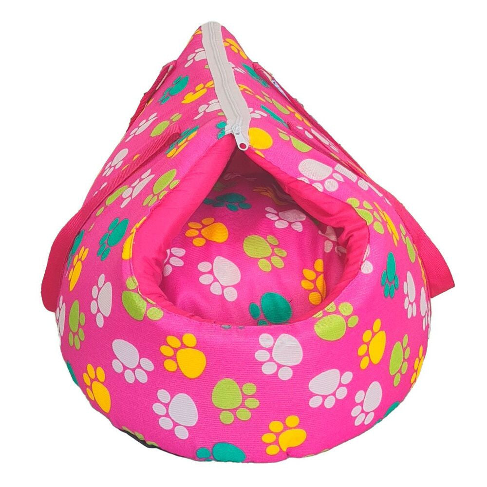 Bolsa Pet Amora 2 em 1 Impermeavel Pop Dog Pink
