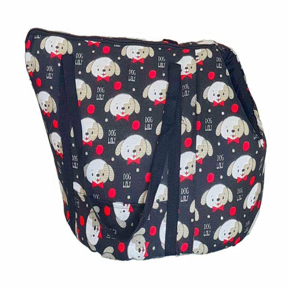 Bolsa Pet Amora 2 em 1 Impermeavel Pop Dog Preto