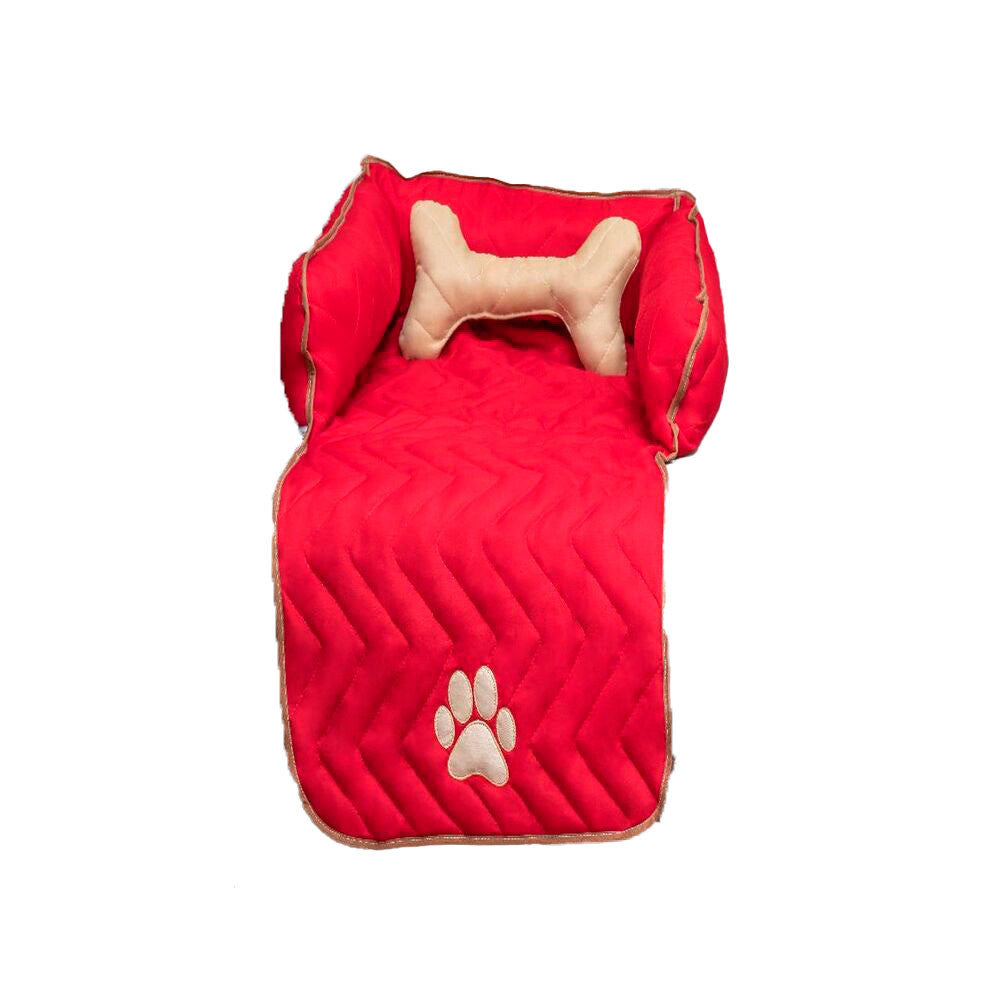 Protetor de Sofá Pet Snoopy Pequeno Vermelho