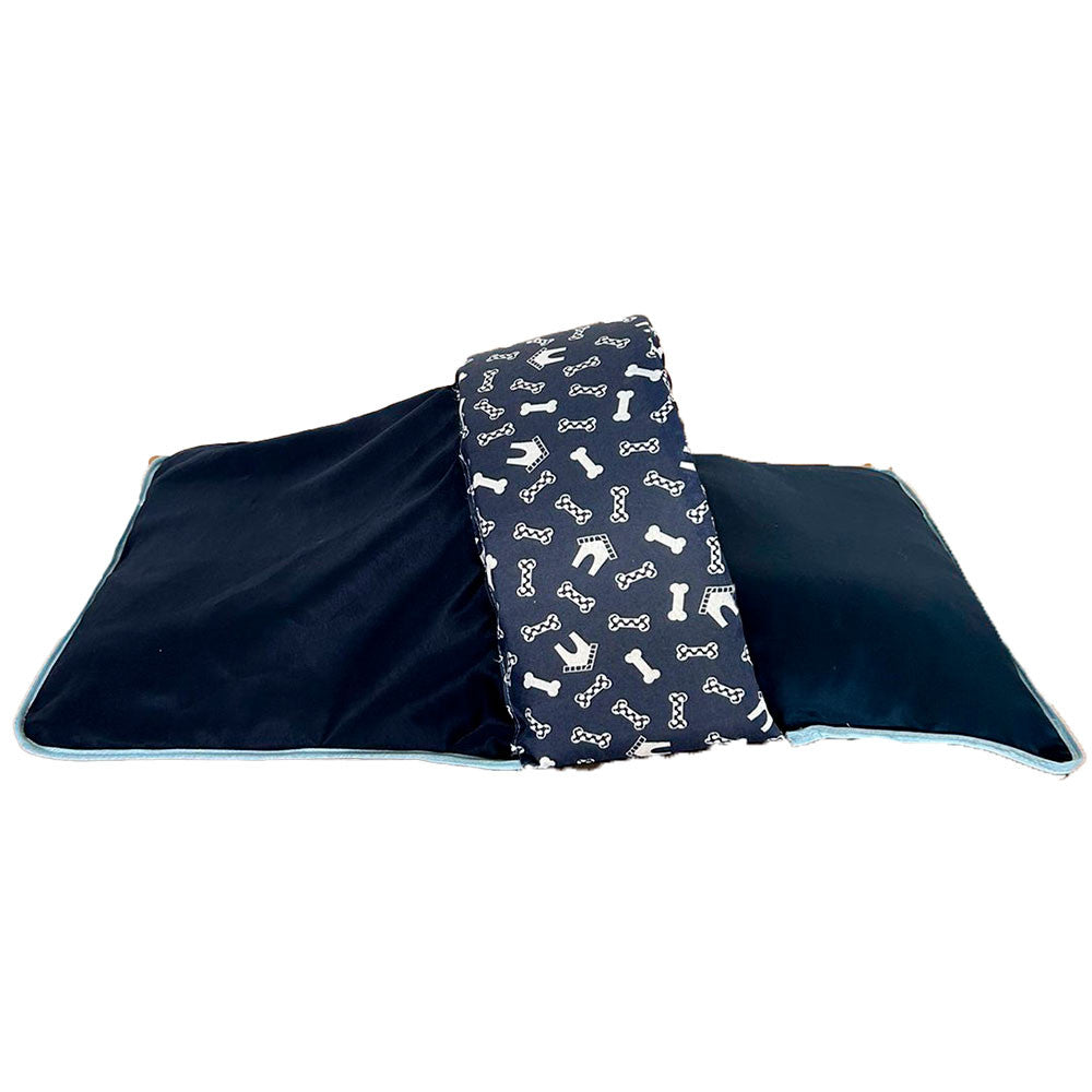 Saco de dormir Pet Impermeavel Téo Azul 02 pçs manta azul (CNF1161)