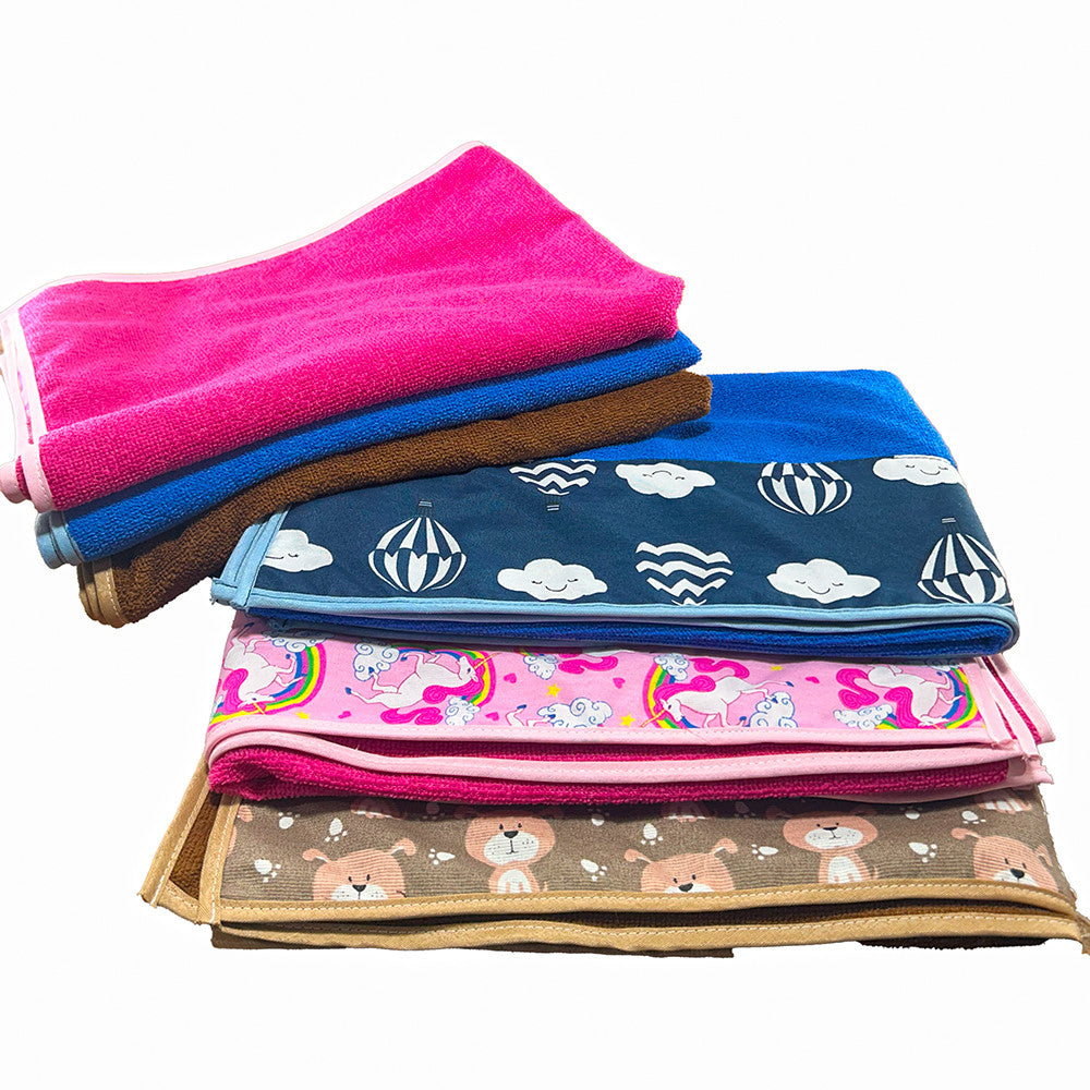 Kit 03 pçs Toalha Splash Pet Pink