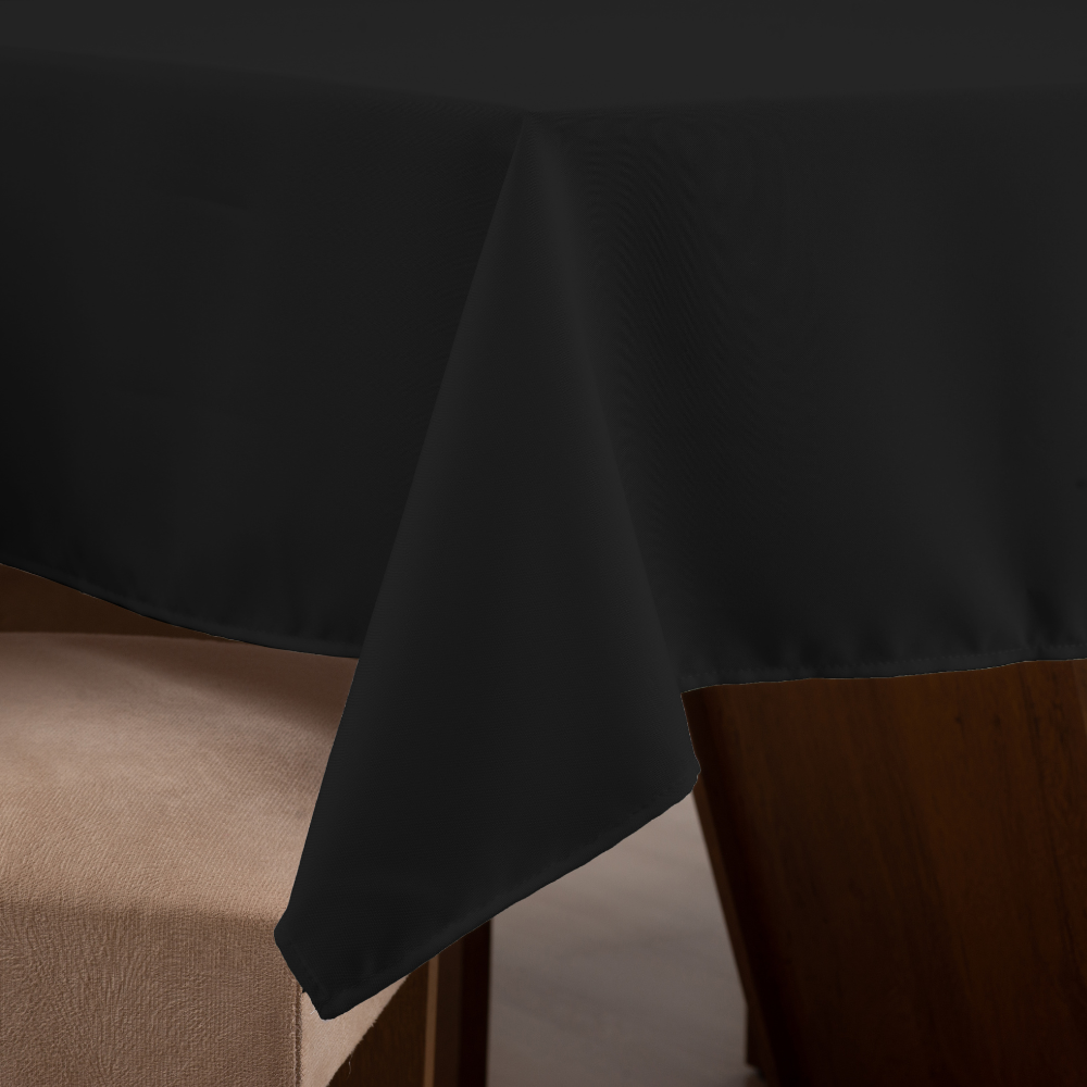 Toalha de Mesa Basic 1 Peça 3,00m x 1,40m 10 Lugares 100% Poliéster Tecido Oxf