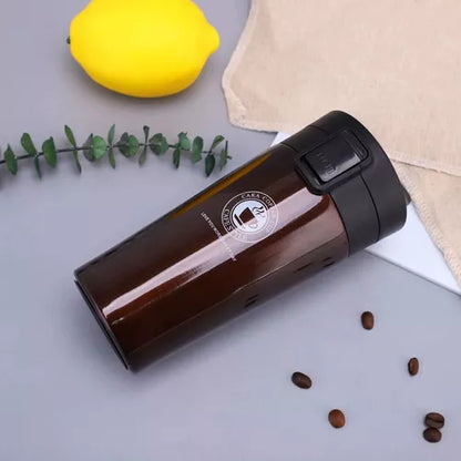 Copo Térmico Café Sucos Inox Vácuo Infusor Chá 380ml