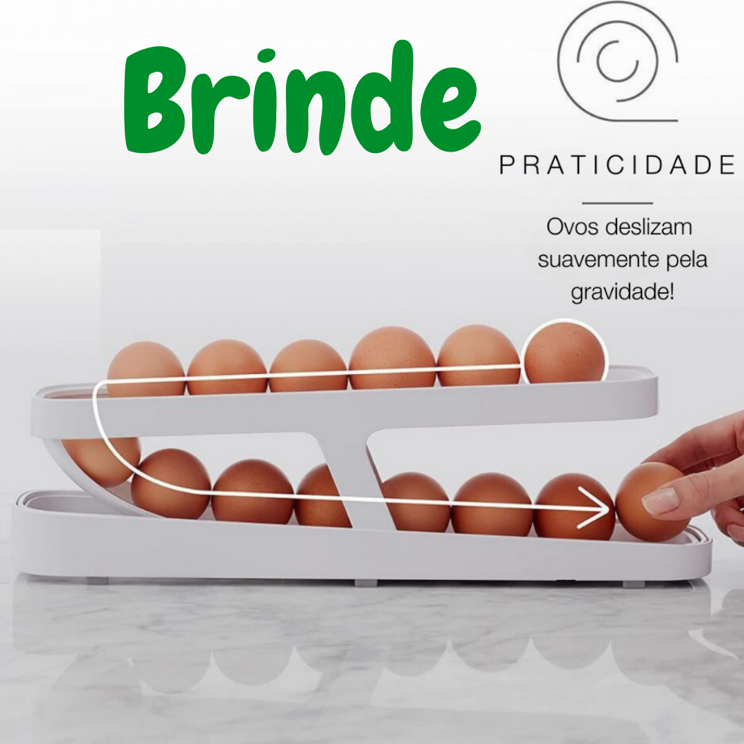 Frigideira Antiaderente Plus 3 em 1 + Brinde Esteira Automática de OVOS