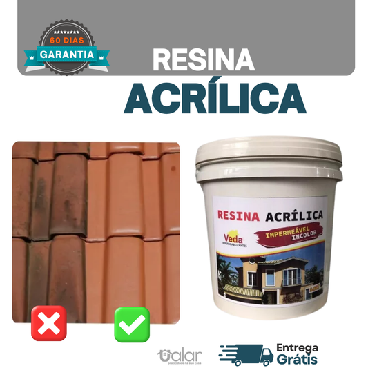 Resina Acrílica Brilho e Proteção