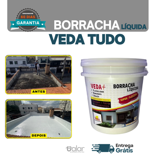 Borracha Líquida Veda Tudo Lajes e Telhados