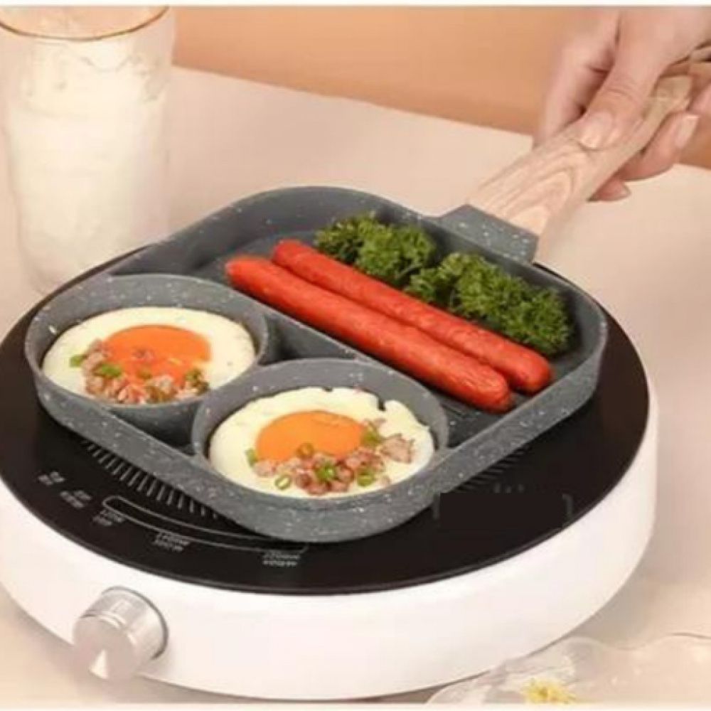 Frigideira Antiaderente Plus 3 em 1 + Brinde Esteira Automática de OVOS