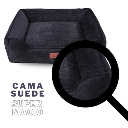 CAMA SUEDE M - Cor:Preto