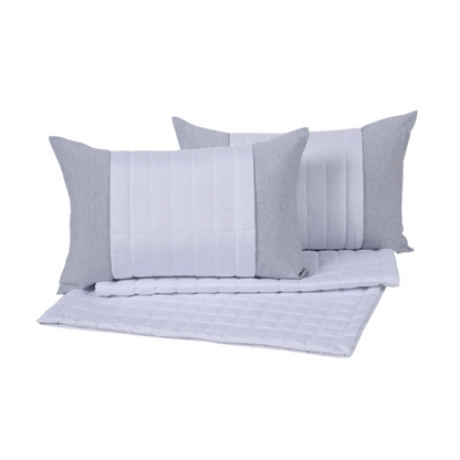 Kit Peseira Copacabana 5 Peças King 100% Poliéster Micropercal 300 Fios Acompa