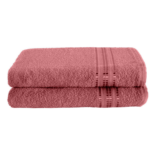 Kit 02 toalhas de banho linea Rosa Pitaia