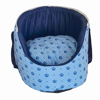 Bolsa Pet Amora 2 em 1 Impermeavel Top Realeza Azul