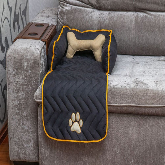 Protetor de Sofá Pet Snoopy Pequeno Preto