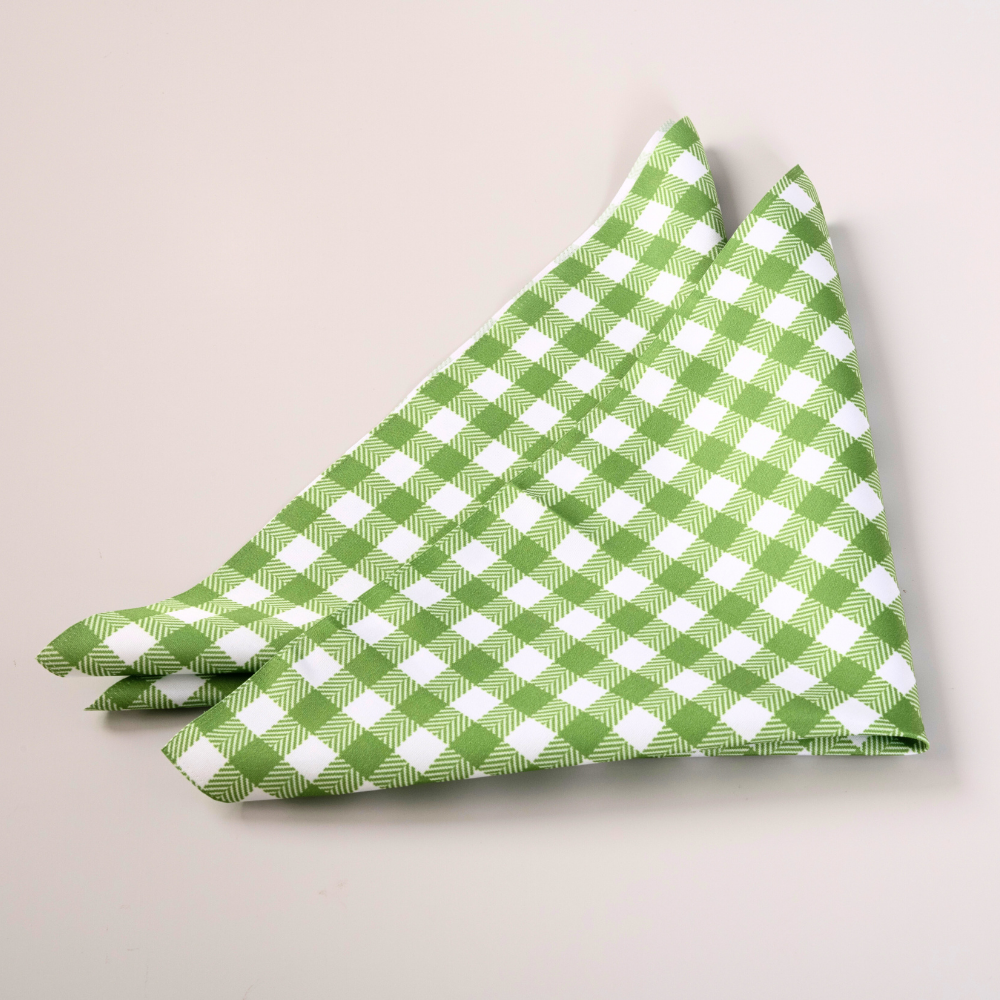 Kit 2 Guardanapos de Tecido Estampado Allegra 2 Peças 35cm x 35cm 100% Poliést