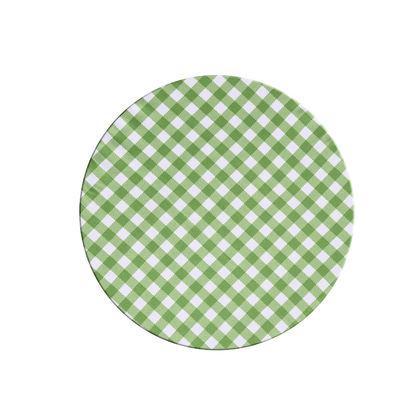 Sousplat Estampado Allegra 2 Peças Capa 100% Poliester e Base MDF 35cm Diâmetr