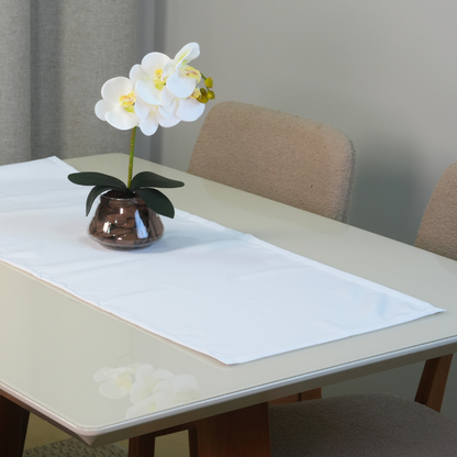 Caminho Trilho de Mesa Basic 1 Peça 1,30m x 40cm 100% Poliéster Tecido Oxford
