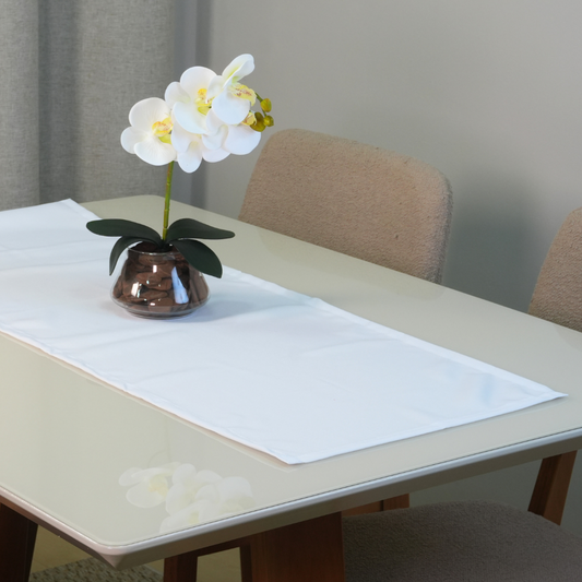 Caminho Trilho de Mesa Basic 1 Peça 1,30m x 40cm 100% Poliéster Tecido Oxford