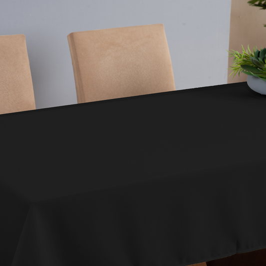 Toalha de Mesa Basic 1 Peça 3,00m x 1,40m 10 Lugares 100% Poliéster Tecido Oxf