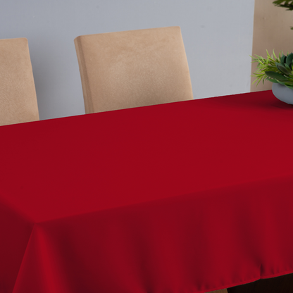 Toalha de Mesa Basic 1 Peça 3,00m x 1,40m 10 Lugares 100% Poliéster Tecido Oxf