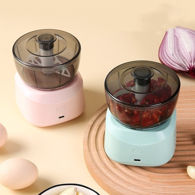 Mini Processador De Alimentos Elétrico 3 Lâminas + BRINDE